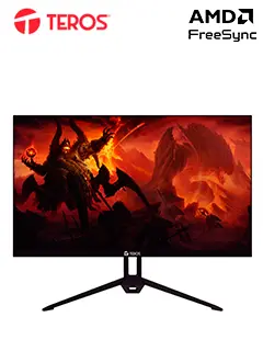 [TE-2415S] Monitor plano TEROS TE-2415S, 23.8" FHD IPS, HDMI, DP, 120 HZ.