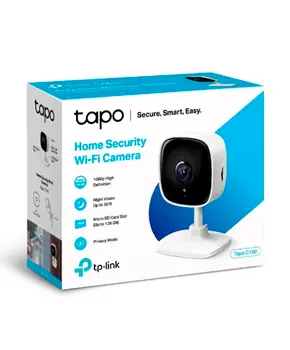 [TAPO C100] Camara Wifi TP-LINK TAPO C100 smart inalambrica Full HD 2MP, sonido, luz, micrófono y parlante.