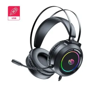 [CYB HG508] AURICULAR GAMER USB RGB CYBERTEL COMMANDER CYB HG508