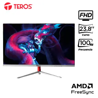 [TE-2402S] Monitor curvo TEROS TE-2402S, 23.8" FHD VA, HDMI, VGA