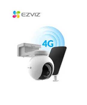 [EB8-R100(3MP)] KIT CAMARA EZVIZ EB8-R100(3MP) IP PT 2K EXTERIOR 4G + PANEL SOLAR