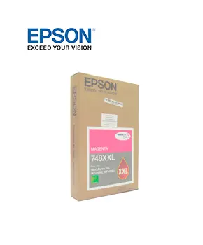 [T748XXL320-AL] cartucho de tinta Epson 748XXL, Magenta, Alto Rendimiento, para Epson WorkForce Pro.