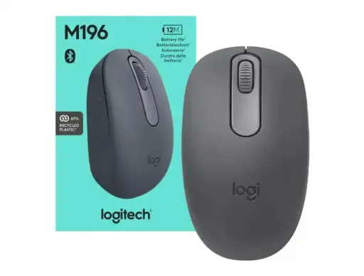 [910-007456] Mouse Logitech M196 Bluetooth Black