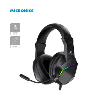 [EKH G1001U] AURICULAR GAMER WINNER EKH G1001U ENKORE USB RAINBOW C/MICRO 